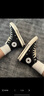 匡威（Converse）1970s 经典三星标高帮鞋情侣运动鞋学生鞋休闲帆布鞋男女鞋多巴胺 162050C 三星标经典黑 42.5 /9 实拍图