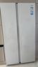 海尔（Haier）冰箱双开门620升家用超大容量两门一级能效风冷无霜双变频双循环节能保鲜白色对开门纤薄冰箱 开门90°自动悬停+黑金净化+阔境容鲜 实拍图