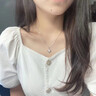 中国黄金 S999足银幸运四叶草项链女士锁骨链吊坠生日礼物情人节送女友 【浪漫玫瑰礼盒】 *八仓发货/极速送达 实拍图