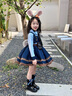 G.duck童装洛丽塔公主裙女童连衣裙春秋季新款朱迪兔子警官生日礼服儿童 方领朱迪裙+领带+短裤【不加绒】 110 尺码4~5岁【100-110cm】 实拍图