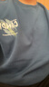真维斯（Jeanswest）男士卫衣潮牌宽松套头加绒无帽打底衫男大码秋冬季重磅圆领外套男 雾霾蓝#ZS蓝绿笔刷前 2XL 【品牌品质好保障】 实拍图