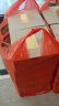 登比塑料袋加厚红色背心袋购物袋食品打包袋超市手提袋40*60cm100只 实拍图