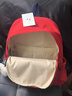 匡睿书包初中学生日系复古大容量休闲高中大学生双肩包轻便高颜值背包 红色（带飞行员狗狗挂件） 实拍图