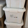 名创优品MINISO家用大容量加厚衣服裤子收纳箱玩具积木整理箱52L 3个装 实拍图