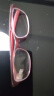 夕阳红老花镜女防蓝光大框女士轻便舒适老人高清老花镜E9004 红色 150度 实拍图