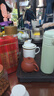 MULTIPOTENT茶杯2个陶瓷盖杯320ml商务会议办公茶杯宾馆酒店2#黄金线条杯 实拍图