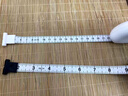 天色便携式2米蜗牛卷尺子迷你随身软尺裁缝布测量三围胸腰围婴儿宝宝童小学生身高衣服家用TS-5962白色 实拍图