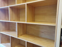 福颐堂 书架实木书柜书架组合自由组合书架书橱松木柜子储物柜展示柜 原木无漆C款180*80*24 无门款 实拍图