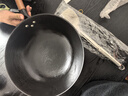 中福铁锅龟纹生铁铸铁锅炒锅家用炒菜锅无涂层已开锅老式古法陆川铁锅 平底+无副耳 32cm 不带盖 实拍图