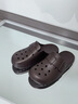 朴西2025新款夏季外穿包头拖鞋男士eva勃肯沙滩防滑一脚蹬凉拖鞋女 博肯棕 久穿不会腻 35-36 实拍图