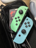 京东快递包邮switch游戏手柄适用于任天堂JOYCON手柄体感震动双人成行NS即插即用Switch2手柄OLED 【薄荷绿蓝+手绳】支持体感/原装健身环*带NFC 实拍图