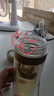一键开盖双层玻璃杯泡茶水杯子男女办公车载便携茶水分离杯防爆 金400+金400 实拍图