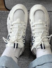 花花公子鞋子男款男鞋2025秋冬季新款棉鞋男士休闲网面运动老爹鞋板鞋男 白色 42 实拍图