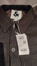 杰克·琼斯（JACK&JONES）男装衣服春秋直筒时尚出街短款毛呢外套男士100%绵羊毛休闲夹克男 E40黑色 L 180 实拍图