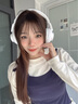 迪士尼（DISNEY）无线头戴式蓝牙耳机降噪重低音音乐运动跑步电竞游戏长续航适用于华为苹果小米手机 H7 白色美队 实拍图