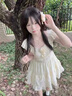 恋的连衣裙夏季法式2026新款公主裙甜妹学生小个子女生衣服夏天短裙子 杏色 均码 (可备注码数) 实拍图