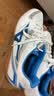美津浓（MIZUNO）乒乓球鞋男款女专业透气耐磨防滑运动鞋183028 白蓝40.5 实拍图
