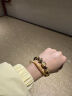 周生生  足金三连金珠黄金项链女款 金项链坠 31589N计价 45厘米 - 7.08克(含工费200元) 实拍图