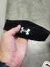 安德玛（Under Armour）发带运动头带吸导汗带发箍运动篮球跑步健身男女止汗带擦汗束发带 黑色 实拍图