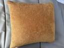 隆耀抱枕沙发 靠枕靠背垫 酒店办公客厅腰枕 抱枕枕芯45*45方形珍珠棉 抱枕枕芯（绸缎款）+枕套（黄色） 45cm*45cm 枕套 ( 适合拍50*50枕芯 实拍图