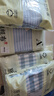 安睡宝（SOMERELLE）老粗布纯棉床单单件 全棉加厚单双人宿舍床笠床品三件套 渐变格蓝【全棉老粗布】 150x200cm床笠+枕套*2 实拍图