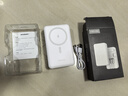 普拉仕Magsafe磁吸充电宝无线快充20000毫安超薄小巧便携自带线移动电源三合一适用小米苹果华为可上飞机 Magsafe磁吸-35W背夹三线-星空白2万毫安 实拍图
