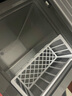 美的（Midea）【8折补贴】100/143/200/301升卧式冰柜冷柜家用商用无风低霜可冷藏冷冻一级能效大容量囤货小型 【热销爆款】减霜80%-- 100L 钛钢灰 实拍图