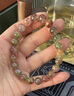 碧芳琼收藏级7A天然水晶西瓜碧玺手串彩虹碧玺发晶手链生日礼物送对象 9mm西瓜碧玺7A收藏级 实拍图