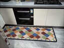 家用厨房地垫卫生间入户门脚垫玄关卫浴吸油吸水长条垫卧室床边毯 GZN-复古彩砖 40cm×60cm【吸水速干】 实拍图
