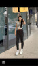 FILA FUSION斐乐潮牌女鞋硬糖凉鞋休闲厚底鞋运动鞋 桦树银-SB 37.5 实拍图