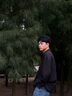 花花公子高档黑色衬衫男长袖抗皱免烫休闲宽松大码凉感冰丝潮流男士衬衣 2208黑色（长袖） 2XL 实拍图
