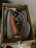 阿迪达斯（adidas）Yeezy350夏季男鞋灰橙椰子跑步鞋GW1229UK8.0码42 实拍图