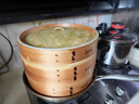 蒸尚美蒸笼竹制家用加深铝边柳杉木黄家手工蒸格蒸屉茶楼包子铺商用蒸架 30cm+加深2层1盖【礼盒装】 实拍图