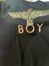 BOY LONDON夏男女同款T恤烫金老鹰logo印花百搭休闲潮牌短袖N01032 黑印金 L 实拍图