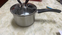 Debo德铂汤锅火锅不锈钢奶锅不粘锅加粗手柄盖柄明火电磁炉通用 优质不锈钢小汤锅奶锅 22cm 实拍图