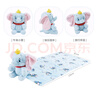 迪士尼（Disney）儿童毛绒玩具娃娃 小飞象三合一(玩偶+抱枕+睡毯)生日礼物礼品 实拍图