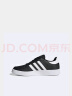 adidas BREAKNET休闲网球文化板鞋男子阿迪达斯官方轻运动 黑色/白色 42 实拍图