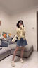 森马洞洞鞋女2025夏季踩屎感软底显脚小沙滩凉鞋外穿防滑卡通包头拖鞋 白色【抱抱熊】 39-40 实拍图