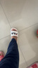 斐乐（FILA）女鞋运动拖鞋厚底凉拖沙滩鞋漂流船 奶白-GD 36 实拍图