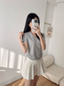森马（Semir）代露娃|polo衫女短款辣妹衬衫2025夏刺绣凉感紧身T恤09325115005 实拍图