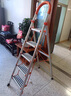 百佳宜梯子家用梯折铝合金人字梯爬梯升降脚手架全套室内登高踏步 五步-主体全铝合金 实拍图