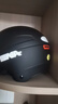 野马（YEMA）3C认证359S电动摩托车头盔男女夏天防晒轻便式半盔电瓶车安全帽 夏季 均码 皮亚黑+黑茶长镜 实拍图