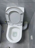 科勒（KOHLER）家用侧排马桶小户型左右排直冲式坐便器防臭防堵卫生间坐便器 右排水-智洁雪花釉面 实拍图