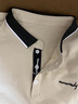 啄木鸟polo翻领短袖男夏季潮牌高端T恤半袖潮流修身商务休闲上衣体恤 卡其色 XL 实拍图