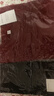 纯棉秋装长袖t恤女宽松显瘦洋气纯色大码韩版2024新款上衣服 XJFS 酒红色 XL 实拍图