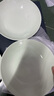 奶油风陶瓷盘子菜盘家用菜碟子餐盘高级感轻奢餐具碗碟套装釉下彩 奶绿色8英寸圆盘4个装 实拍图