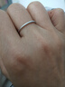 Lnieer999足银素圈戒指男女礼物轻奢小众设计高级感食指戒足银指环尾戒 实心足银999钉砂戒指 11号 实拍图