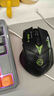 坤一鼠标无线蓝牙游戏电竞办公专用静音可充电超长续航轻量化机械人体工学台式笔记本电脑适用华为苹果 赛博黄【无线充电版+2.4G双模连接+静音按键】 实拍图