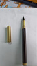 钢笔式毛笔可换墨囊上林赋新款狼毫软头软笔小楷毛笔式钢笔科学软笔式自动小毛笔书法专业专用笔墨水便携吸墨 黑檀木钢笔式毛笔（单支）+三笔头 送墨囊50支 实拍图