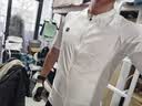兰帕达短袖骑行服夏季男款速干上衣套装公路自行车山地车衣服运动唤醒 【上衣】白色 L 实拍图